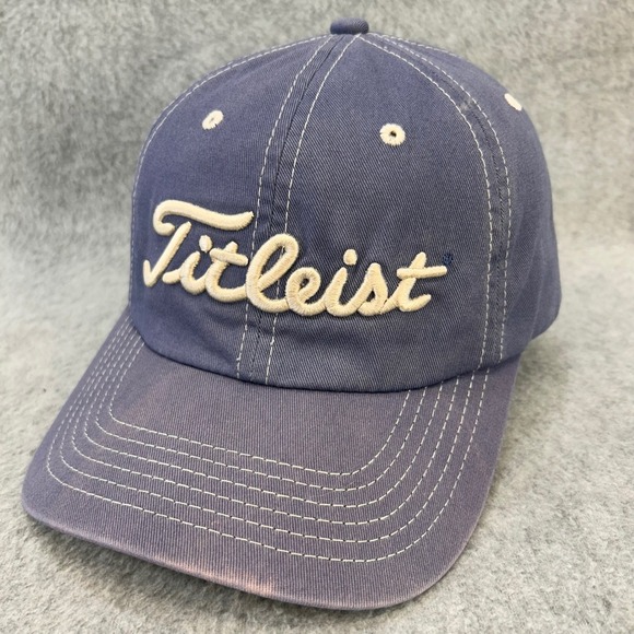 Titleist Other - Titleist Script Logo Mens Blue Titleist Golf Hat Adjustable Cotton OSFM